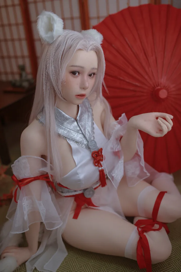 152cm (5ft0) E-Cup Réaliste Silicone Poupée sexuelle Yume, ROS Tête #38C